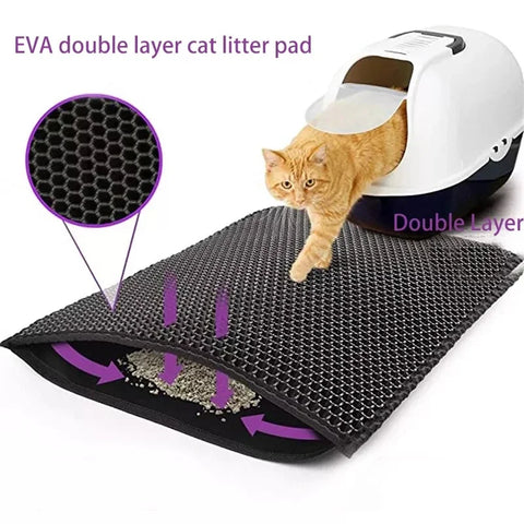 Cat Litter Mat With Double Layer