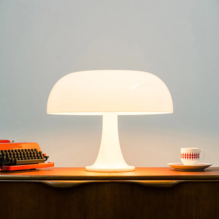 Classic Mushroom Table Lamp - Modern Bauhaus Design, Perfect for Hotel Bedrooms & Ambient Lighting