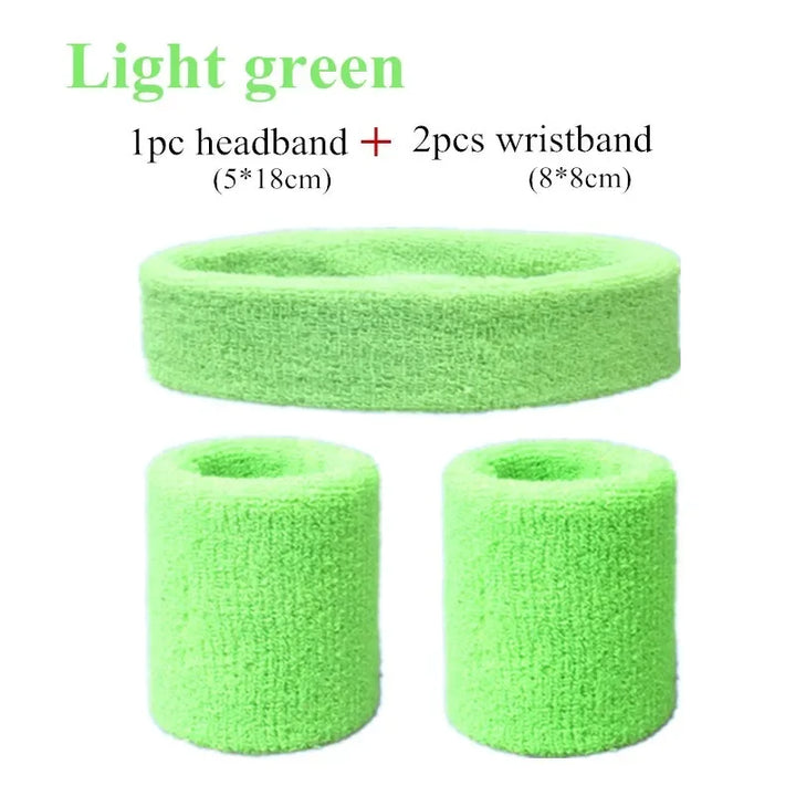 Sports Wristband & Yoga Headband – Elastic Wraps for Men & Women Fitness Protection