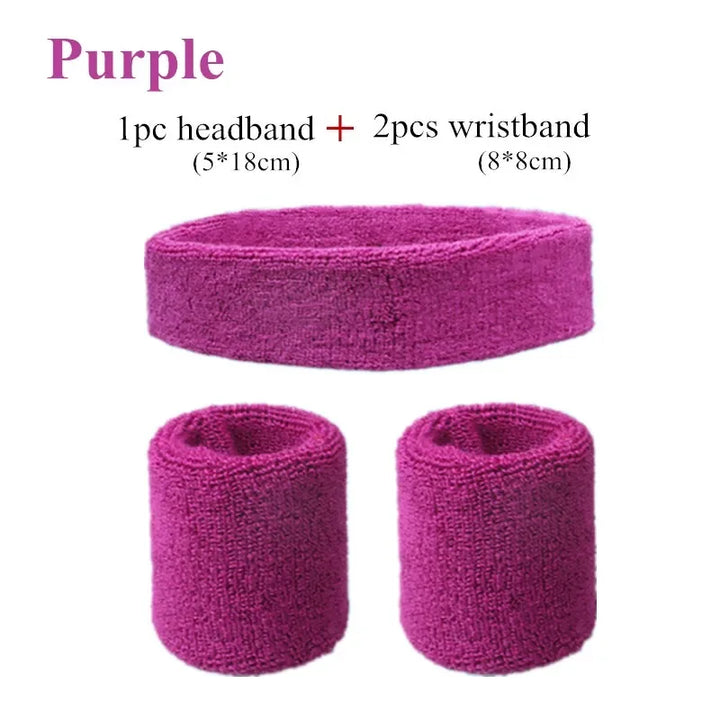 Sports Wristband & Yoga Headband – Elastic Wraps for Men & Women Fitness Protection