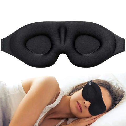 Comfortable Sleeping Mask molded to block out-light